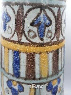Vase ancien Nabeul Ben Sedrine Kharraz art deco nouveau ceramique tunisien