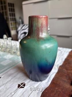 Vase art déco Eugène Baudin ou art nouveau vers 1900 céramique ancienne glacé