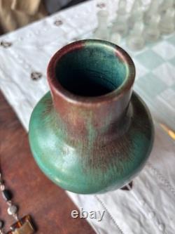 Vase art déco Eugène Baudin ou art nouveau vers 1900 céramique ancienne glacé Vase art déco Eugène Baudin ou art nouveau vers 1900 céramique ancienne glacé