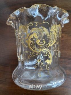 Vase art nouveau Legras-Montjoye Paquerettes