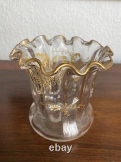 Vase art nouveau Legras-Montjoye Paquerettes