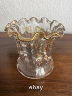 Vase art nouveau Legras-Montjoye Paquerettes