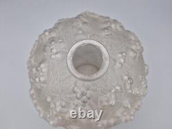 Vase art nouveau René Lalique Druide ou Gui de chêne