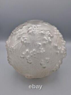 Vase art nouveau René Lalique Druide ou Gui de chêne