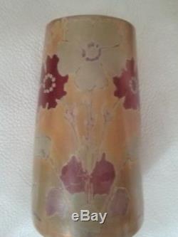 Vase art nouveau amende de carenza pas Galle, daum, lalique