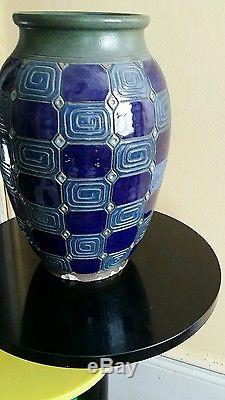 Vase art nouveau art déco 1900 1930 céramique gré Nancy Mougin