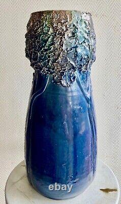 Vase art nouveau en céramique Charles Maes à Sint-Amandsberg / Gand en Belgique