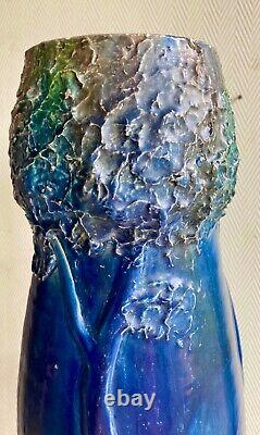 Vase art nouveau en céramique Charles Maes à Sint-Amandsberg / Gand en Belgique