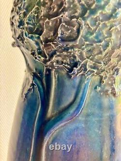 Vase art nouveau en céramique Charles Maes à Sint-Amandsberg / Gand en Belgique