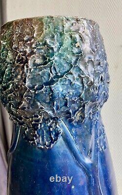 Vase art nouveau en céramique Charles Maes à Sint-Amandsberg / Gand en Belgique