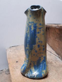 Vase art nouveau, grès porcelaine