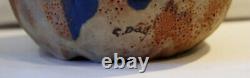 Vase art nouveau signé DAGE décor de feuilles et fruits de maroniers #5151#
