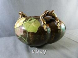 Vase attribué à Clément MASSIER à VALLAURIS, Vase trilobé Art Nouveau ca. 1890