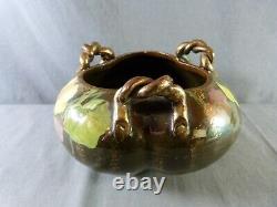 Vase attribué à Clément MASSIER à VALLAURIS, Vase trilobé Art Nouveau ca. 1890