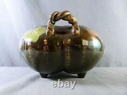 Vase attribué à Clément MASSIER à VALLAURIS, Vase trilobé Art Nouveau ca. 1890