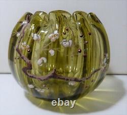 Vase boule Art Nouveau LEGRAS non signé