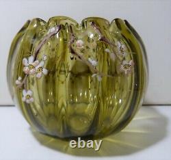 Vase boule Art Nouveau LEGRAS non signé