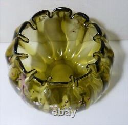 Vase boule Art Nouveau LEGRAS non signé