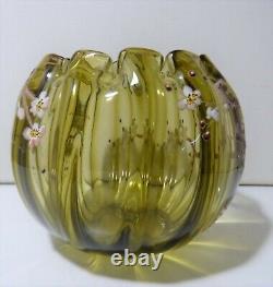 Vase boule Art Nouveau LEGRAS non signé