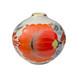 Vase boule art nouveau japonisant émaillée, signature à identifier N°111