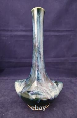 Vase céramique, grès Art nouveau Antique Japon, signé