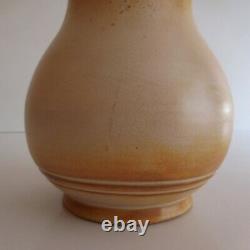 Vase céramique grès fait main PN art nouveau design déco fleur France N4368