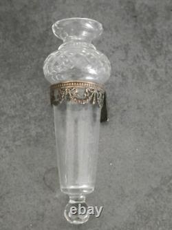 Vase de voiture en Cristal Taillé époque 1900 Art Nouveau