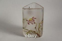 Vase émaillé Legras Montjoye Art nouveau verrerie (62300)