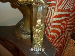 Vase émaillé art nouveau