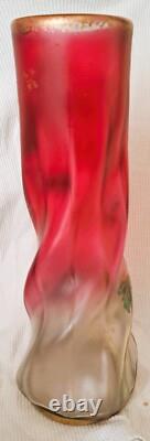 Vase émaillé de François-Théodore Legras non signé époque Art-Nouveau