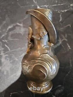 Vase en bronze Art Nouveau 1900