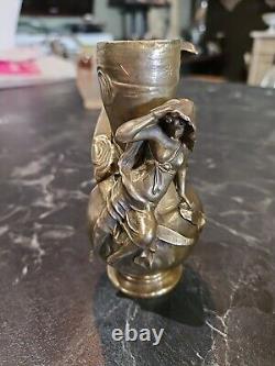 Vase en bronze Art Nouveau 1900