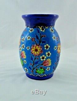 Vase en céramique Keramis floral et japonisant par Charles Catteau Art Nouveau