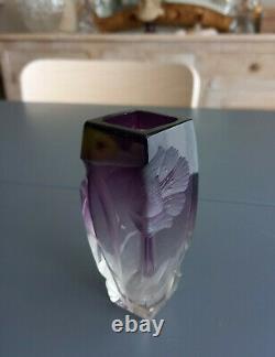 Vase en cristal Moser Karlsbad art nouveau Bohème