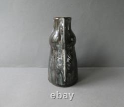 Vase en grès émaillé, signé, Georges Max Claudet Salins, style Art Nouveau