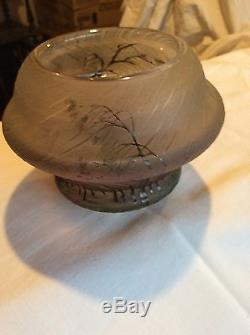 Vase en pate de verre daum nancy art nouveau