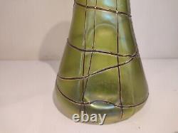 Vase en verre irisé art nouveau, jugendstil, Pallme Konig, Loetz, Kralik, 1900