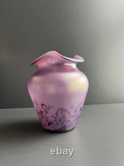 Vase en verre irisé, époque art nouveau Loetz Kralik jugendstil