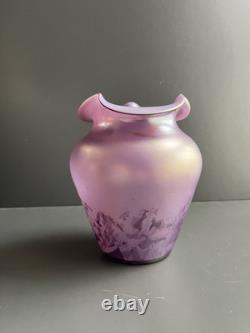 Vase en verre irisé, époque art nouveau Loetz Kralik jugendstil
