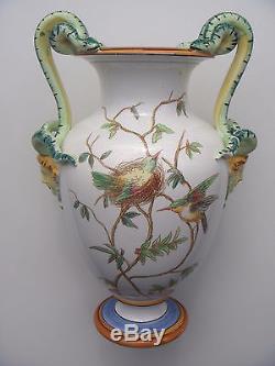 Vase japonisant art nouveau jules vieillard bordeaux fin 19ème
