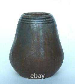 Vase miniature Alexandre Bigot grès émaillé Art Nouveau 1900 1910 B