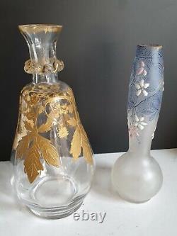 Vase montjoye Legras 1900 Art Nouveau Era Daum Nancy Galle Pate Verre