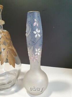 Vase montjoye Legras 1900 Art Nouveau Era Daum Nancy Galle Pate Verre
