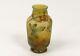 Vase pâte de verre Daum Nancy feuilles baies Art Nouveau XIXème siècle
