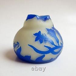 Vase pâte de verre Loetz Art Nouveau signé Richard