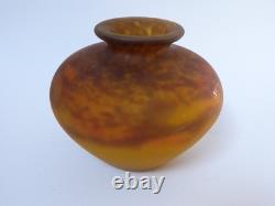 Vase pâte de verre Muler frères Luneville art nouveau art déco