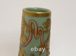 Vase pâte de verre émaillée legras Art nouveau verrerie (14529)