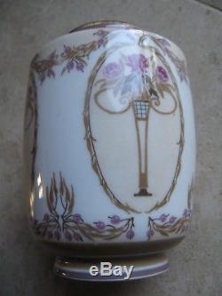 Vase porcelaine Limoges Art Nouveau G. De FEURE GDA/Ch. Field HAVILAND