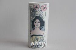 Vase rouleau Printemps Été Femmes S. C. Richard Italie Art Nouveau (65192)