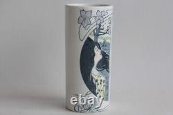Vase rouleau Printemps Été Femmes S. C. Richard Italie Art Nouveau (65192)